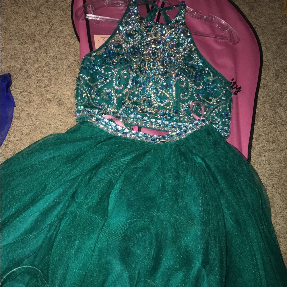Blush Prom dress